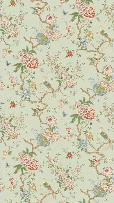 GP & J Baker Oriental Bird Eau De Nil Wallpaper Sample BW45128.5.0