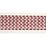 Schumacher Portola Tape Indoor/Outdoor Rose Trim 79424