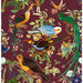 Gaston Y Daniela Oaxaca Berenjena Fabric Sample GDT5562.003.0