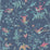 Cole & Son Hummingbirds Indigo Multi-Colour Wallpaper Sample 100/14068.CS.0