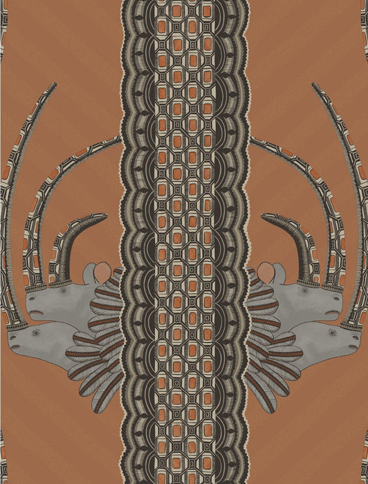Cole & Son Jabu Tan Wallpaper Sample 109/3018.CS.0