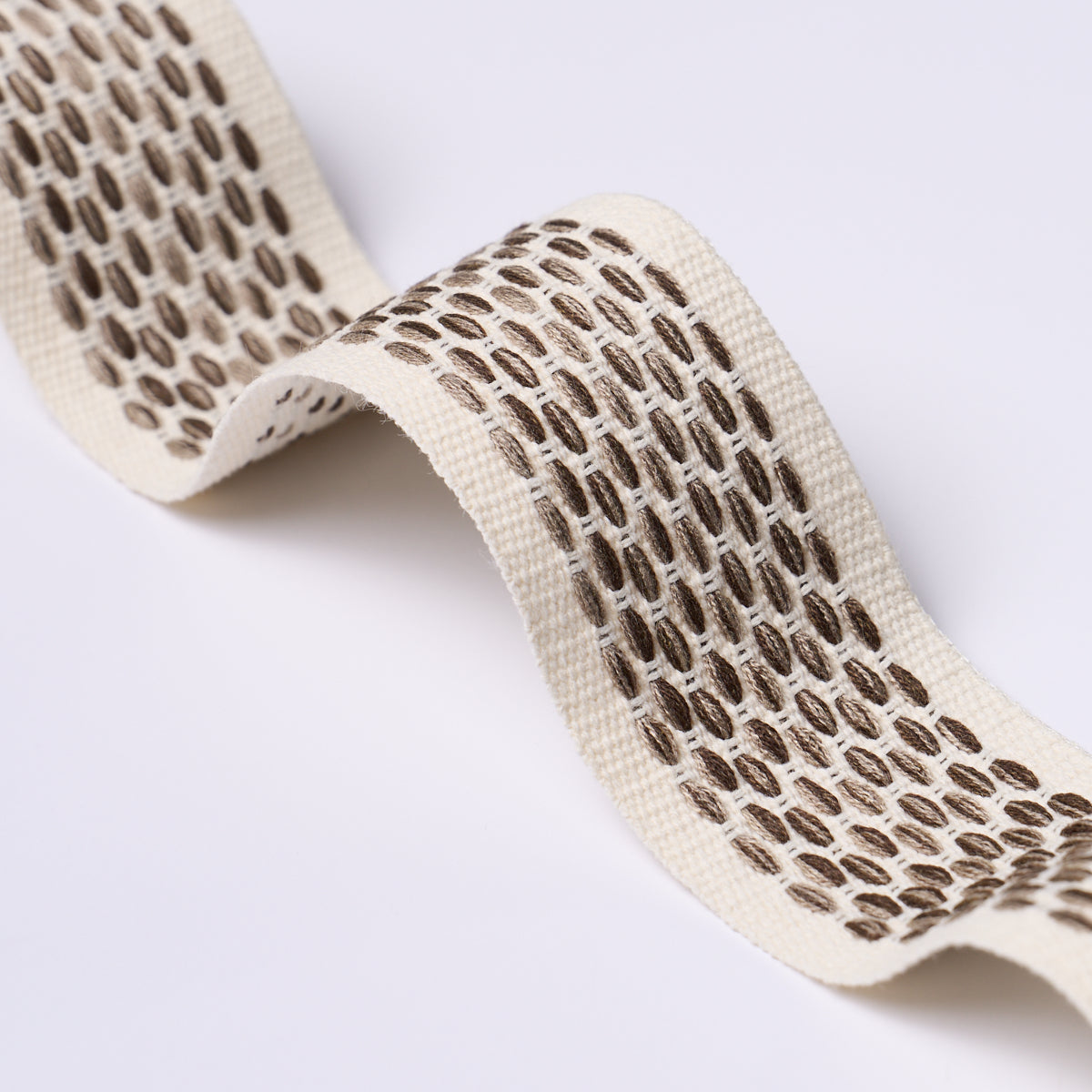 Schumacher Portola Tape Indoor/Outdoor Pebble Trim 79427