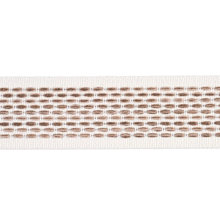 Schumacher Portola Tape Indoor/Outdoor Flax Trim Sample 79429