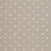 Clarke & Clarke Dotty Taupe Fabric Sample F0063/12.CAC.0