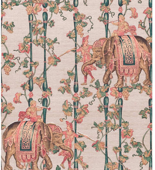 Gaston Y Daniela Elefantes Beige Wallpaper Sample GDW5772.001.0