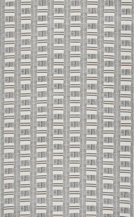 Threads Naxos Ivory/Charcoal Fabric Sample ED85344.104.0