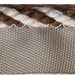 Lee Jofa Strpd Cable Cord Flax & Bronze Trim Sample TL10188.166.0