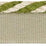 Lee Jofa Strpd Cable Cord Flax & Olivegrn Trim Sample TL10188.1623.0