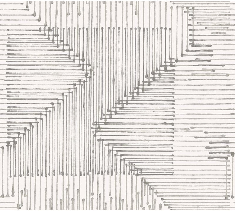 Winfield Thybony Walker Weave Grey On Greyp Wallpaper Sample WTP4001P.WT.0