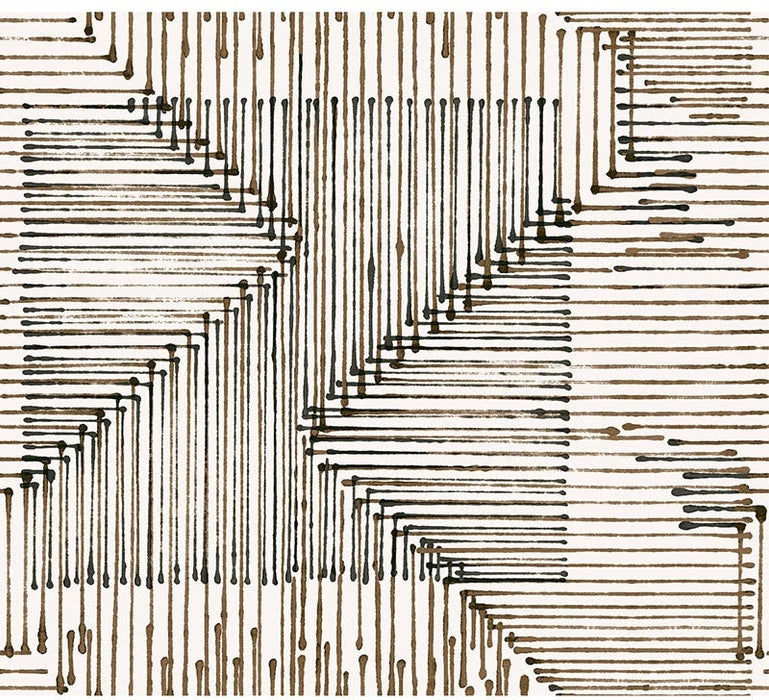 Winfield Thybony Walker Weave Double Espressop Wallpaper Sample WTP4000P.WT.0