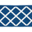 Schumacher Zella AppliqueD Tape Blue Trim 79441