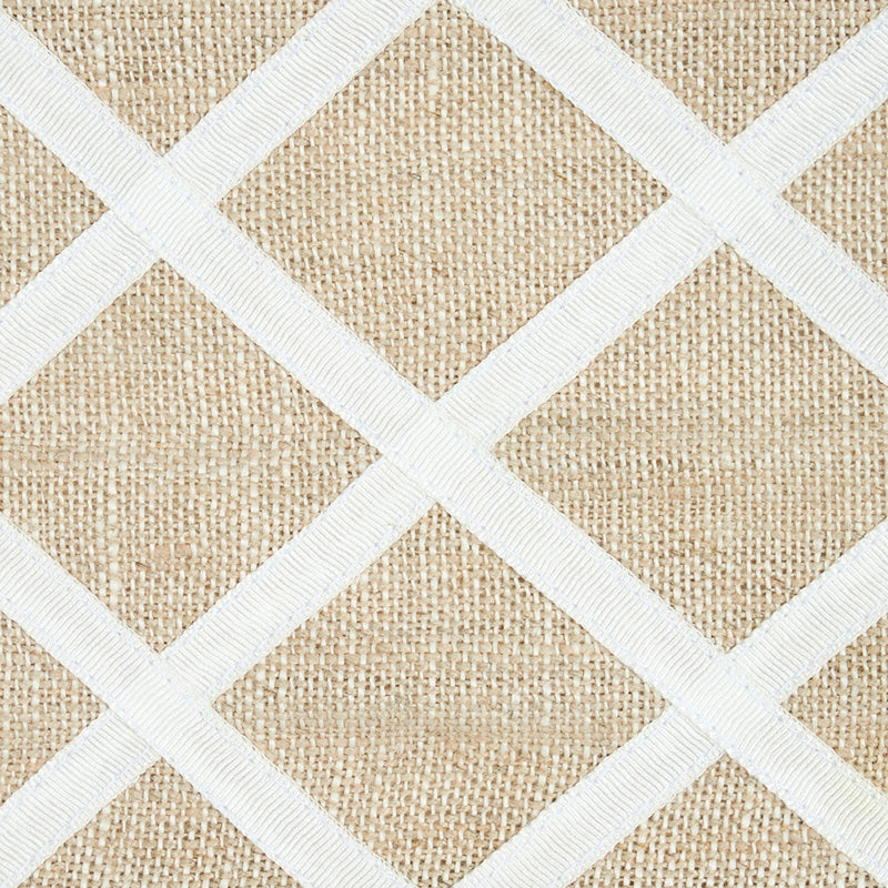 Schumacher Zella AppliqueD Tape Natural Trim 79442