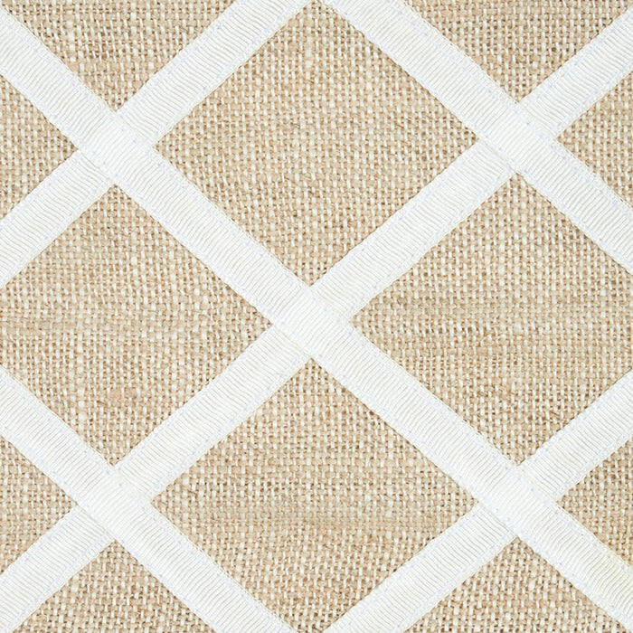 Schumacher Zella AppliqueD Tape Natural Trim 79442