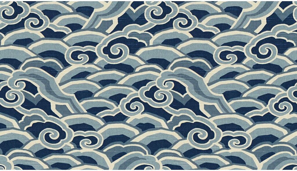Kravet Basics Decowaves Ultramarine Fabric DECOWAVES.516.0