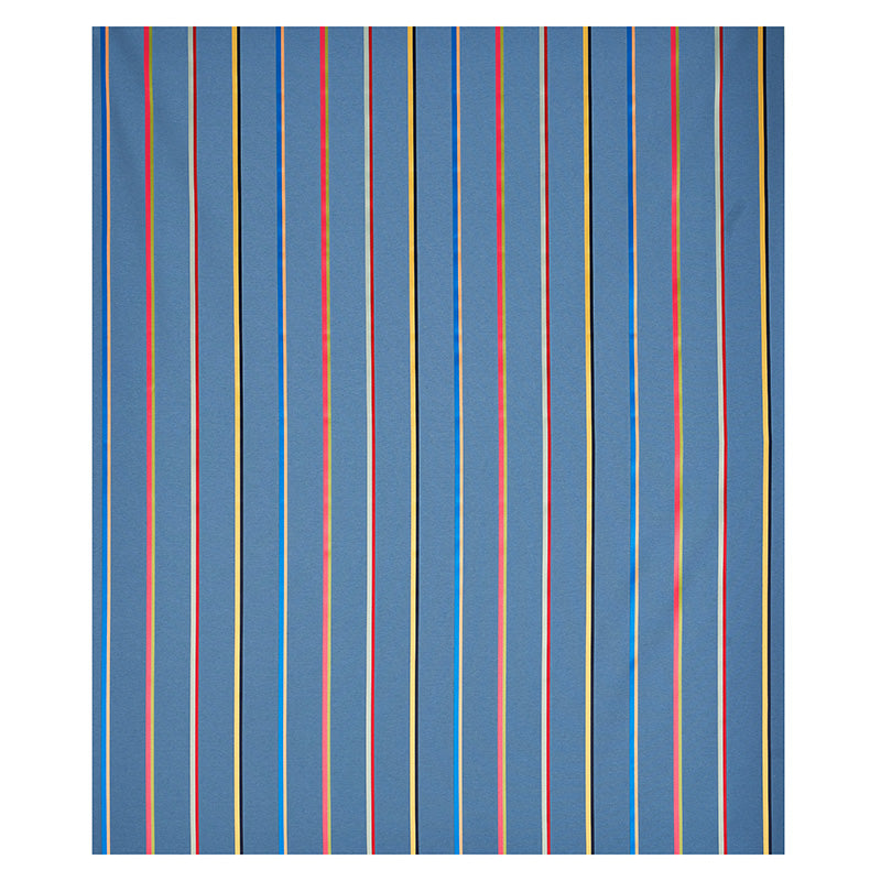 Schumacher Larivey Stripe Slate Fabric Sample 79560