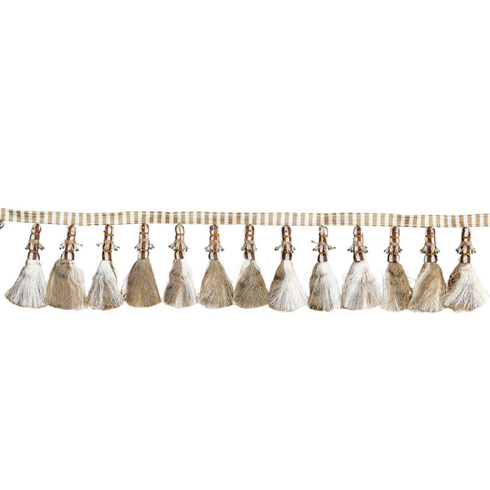 Schumacher Antony Tassel  Trim Natural & Ivory Trim 79602
