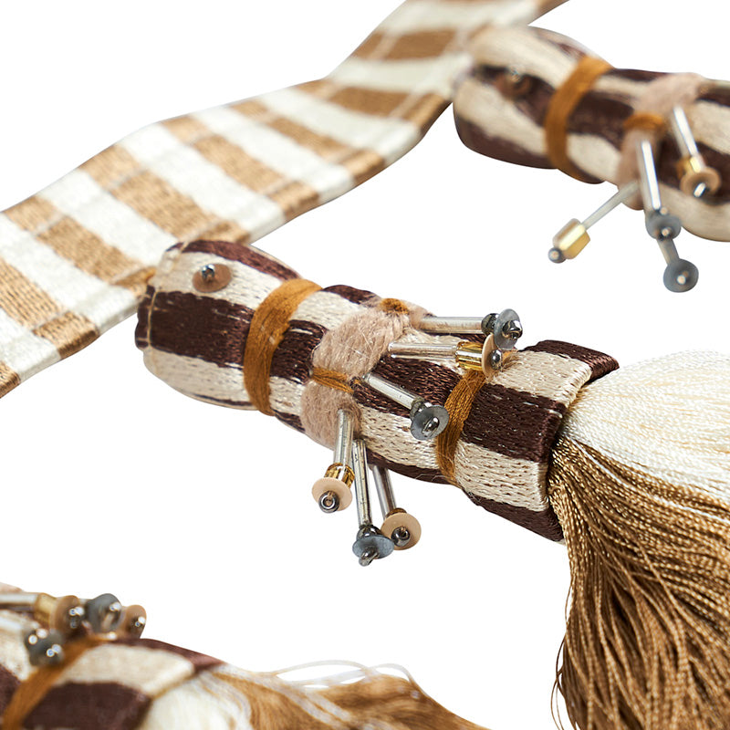 Schumacher Antony Tassel  Trim Natural & Ivory Trim 79602