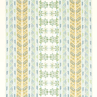 Schumacher Vinka Embroidery Mineral & Ivory Fabric 79620