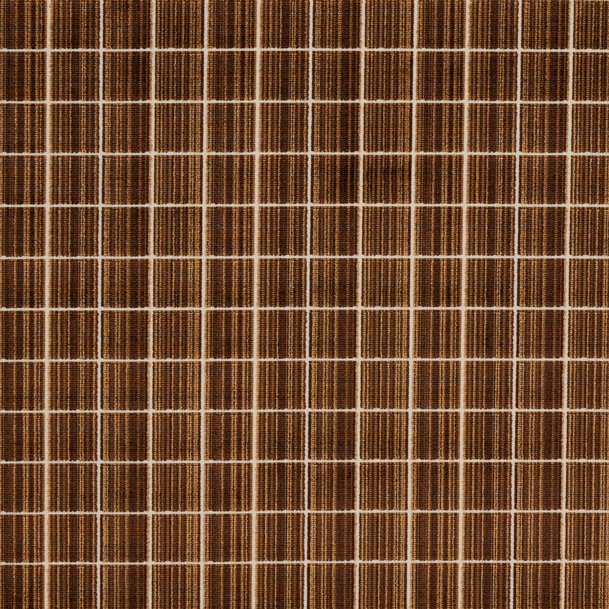 Schumacher Corneille Velvet Mocha Fabric Sample 79633