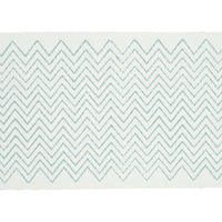 Schumacher Leora Hand Blocked Tape Sky Trim 79651