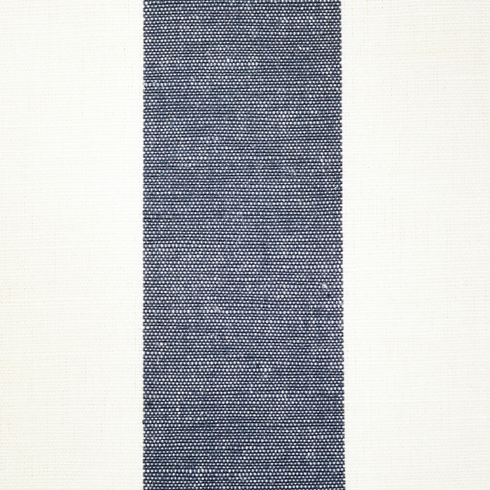 Schumacher Lolland Linen Stripe Grey & Sand Fabric 79660