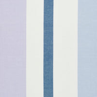Schumacher Lolland Linen Stripe Lilac & Blue Fabric 79661