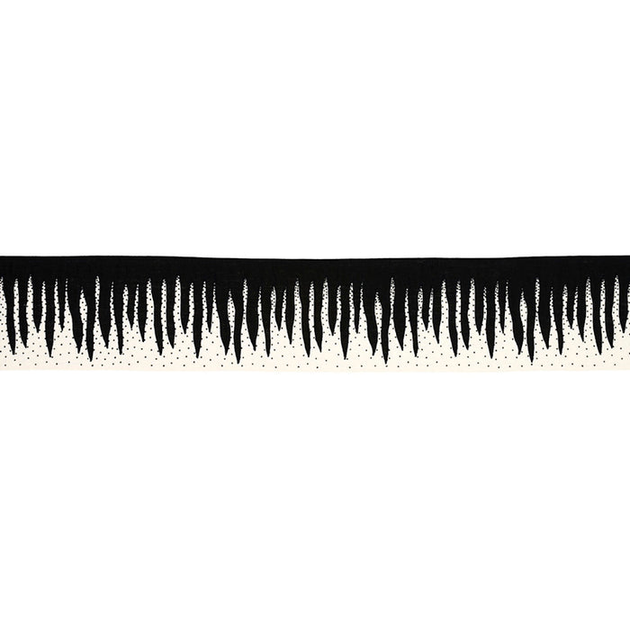 Schumacher Stalactite Tape Black & White Trim 79670