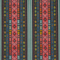 Schumacher Cosima Embroidery Carbon Multi Fabric 79681