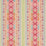 Schumacher Cosima Embroidery Pink Multi Fabric Sample 79682