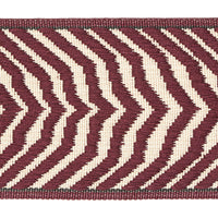 Schumacher Arcure Ripple Tape Aubergine Trim 79702