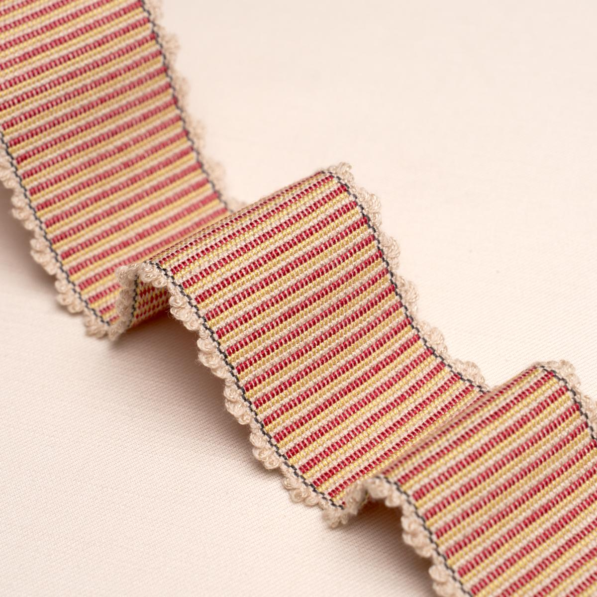 Schumacher Obi Tape Scarlet Trim 79724