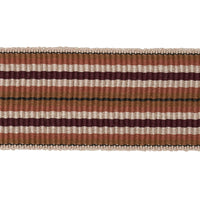 Schumacher Topaki Stripe Tape Medium Aubergine Trim 79752