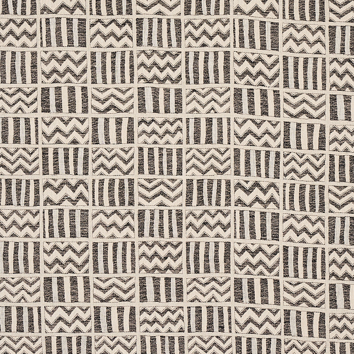 Schumacher Kudu Black Fabric Sample 79760