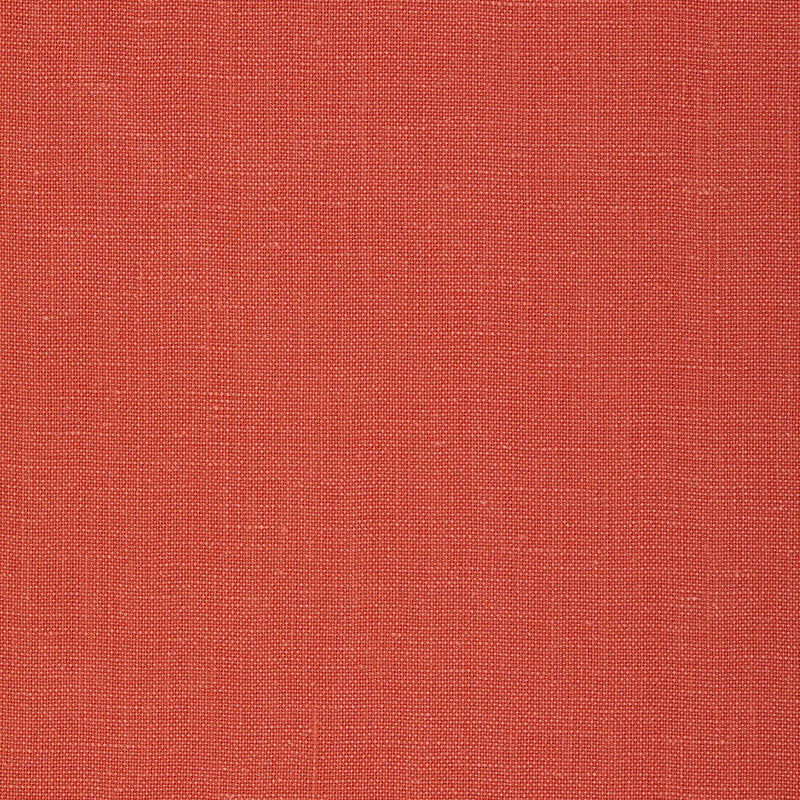 Schumacher Gweneth Linen Coral Fabric Sample 79777