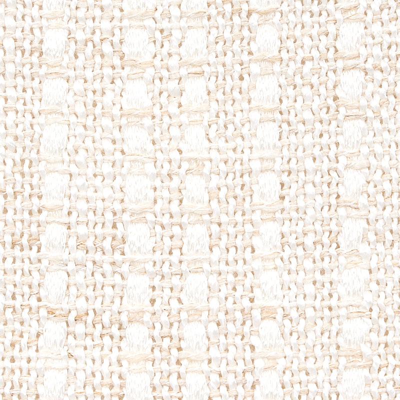 Schumacher Bohai Stripe Sheer Ivory Fabric Sample 79800