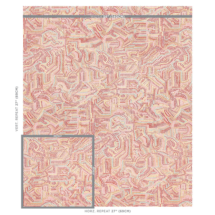 Schumacher Galina Pink Fabric 79871