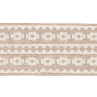 Schumacher Talitha Tape Ivory On Natural Trim 79920