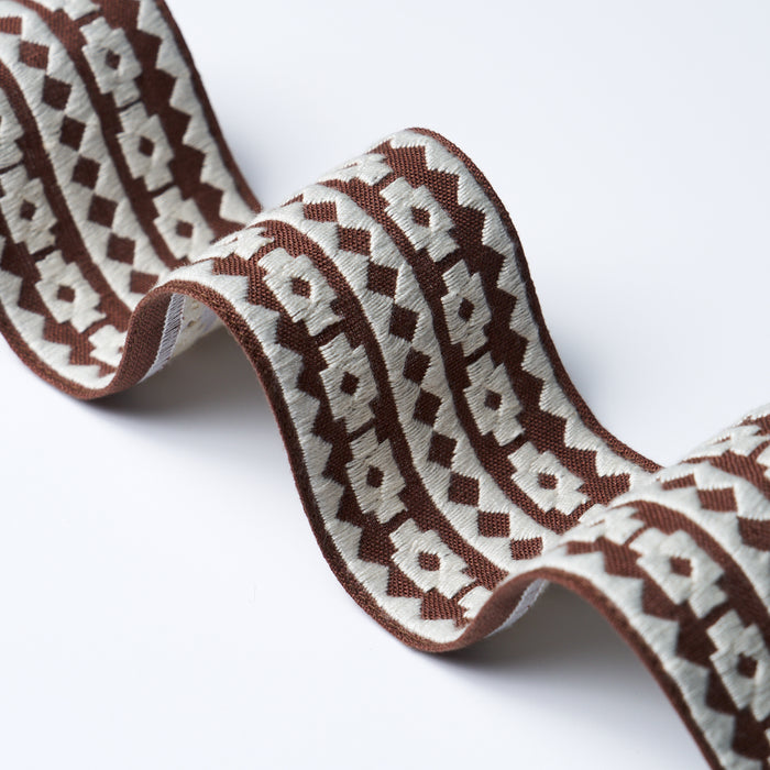 Schumacher Talitha Tape Java Trim Sample 79923