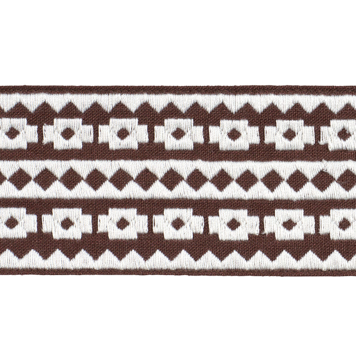 Schumacher Talitha Tape Java Trim Sample 79923