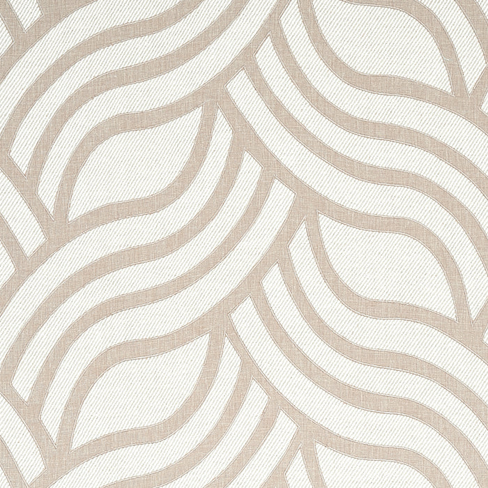 Schumacher Sangomar Applique Brown Fabric 79952