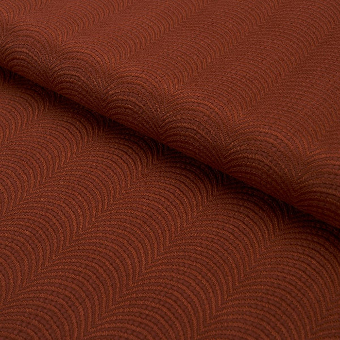 Schumacher Hurdles Performance Terracotta Fabric Sample 79966