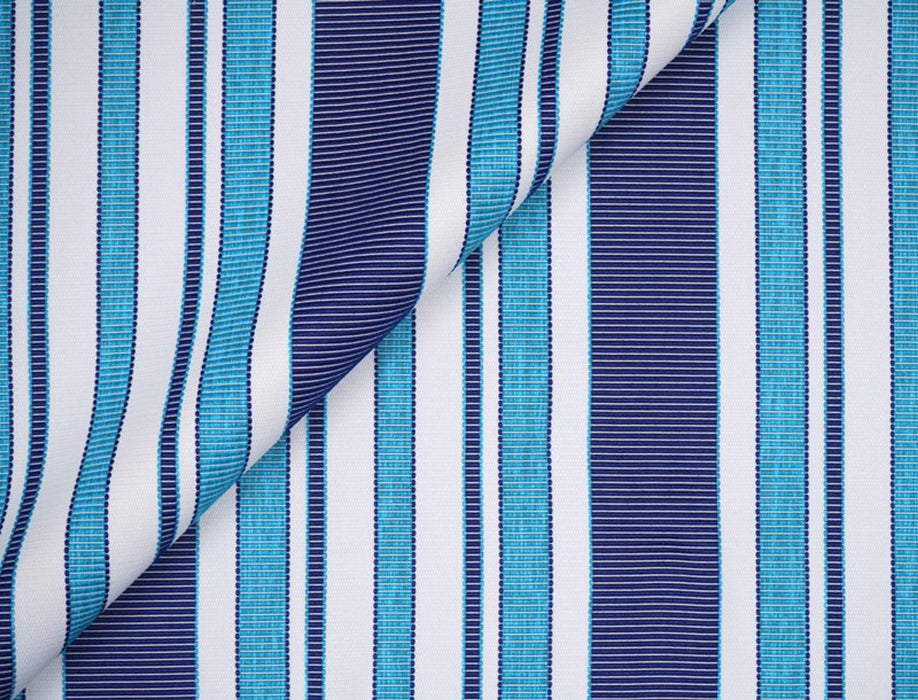 Jim Thompson Sampan Stripe Marine Fabric Sample JT013712004 