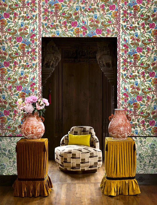 Pierre Frey Hana Menthe Wallpaper FP043002