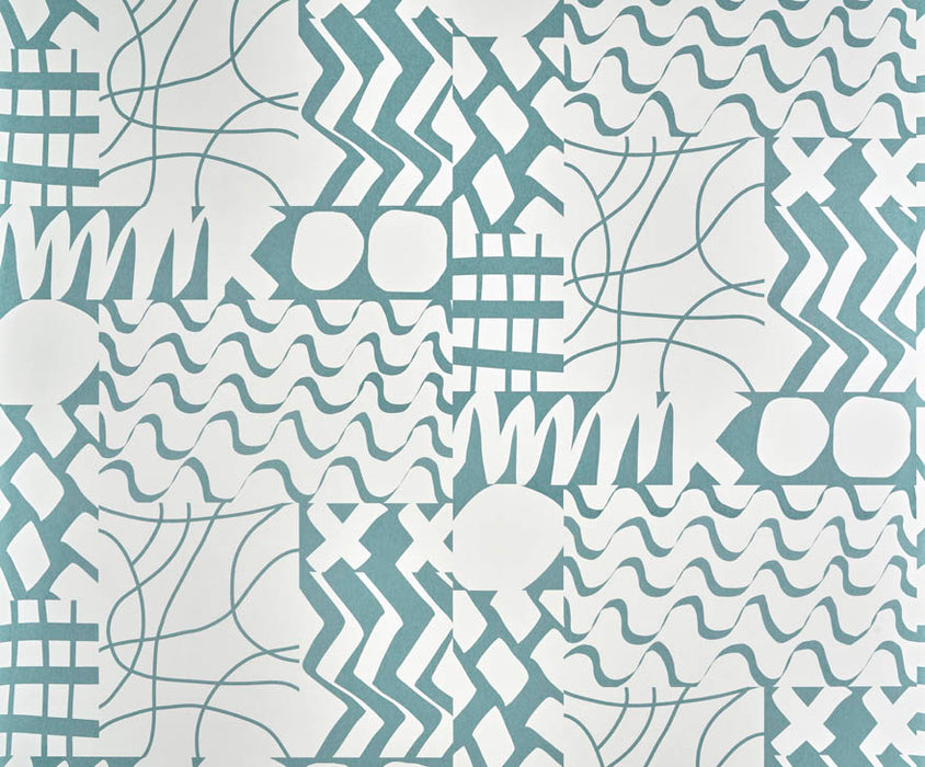 Pierre Frey Grande Maree Lagon Wallpaper Sample FP077002