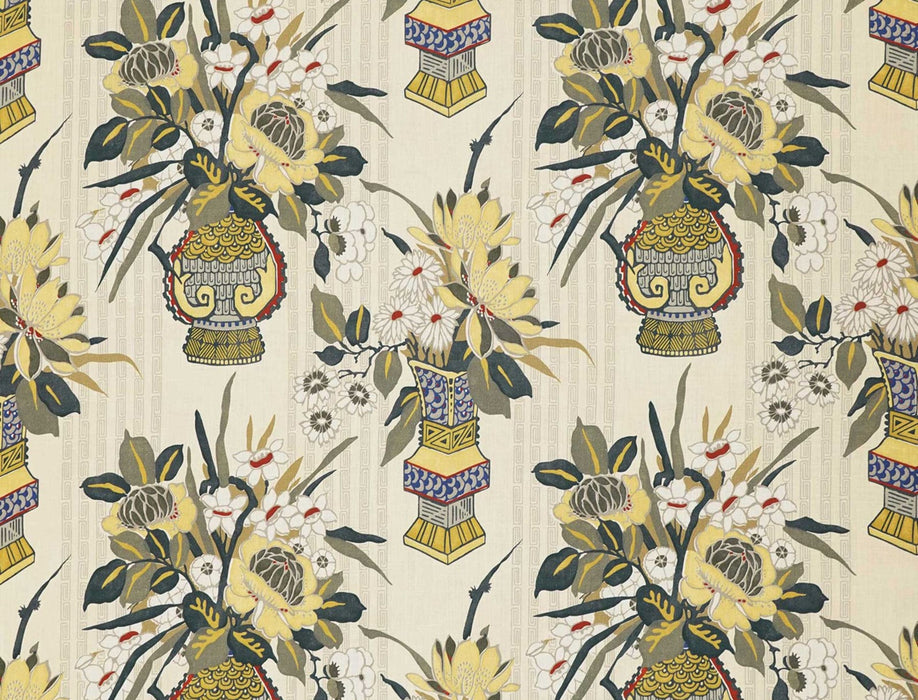 Jim Thompson Catteau Parchment Fabric Sample JT013721002