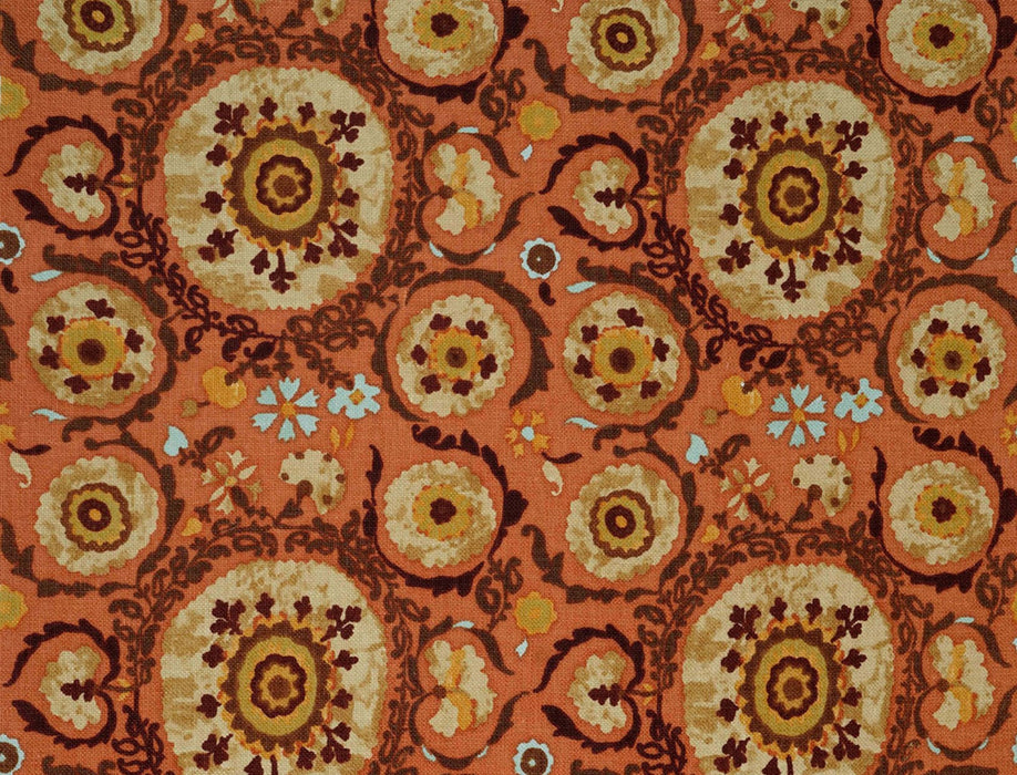 No.9 Thompson Phulkari Baked Clay Fabric Sample N9012077004