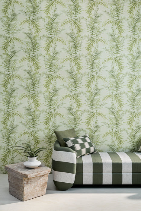 Jim Thompson Royal Fern Pistachio Cream Wallpaper JT021086001