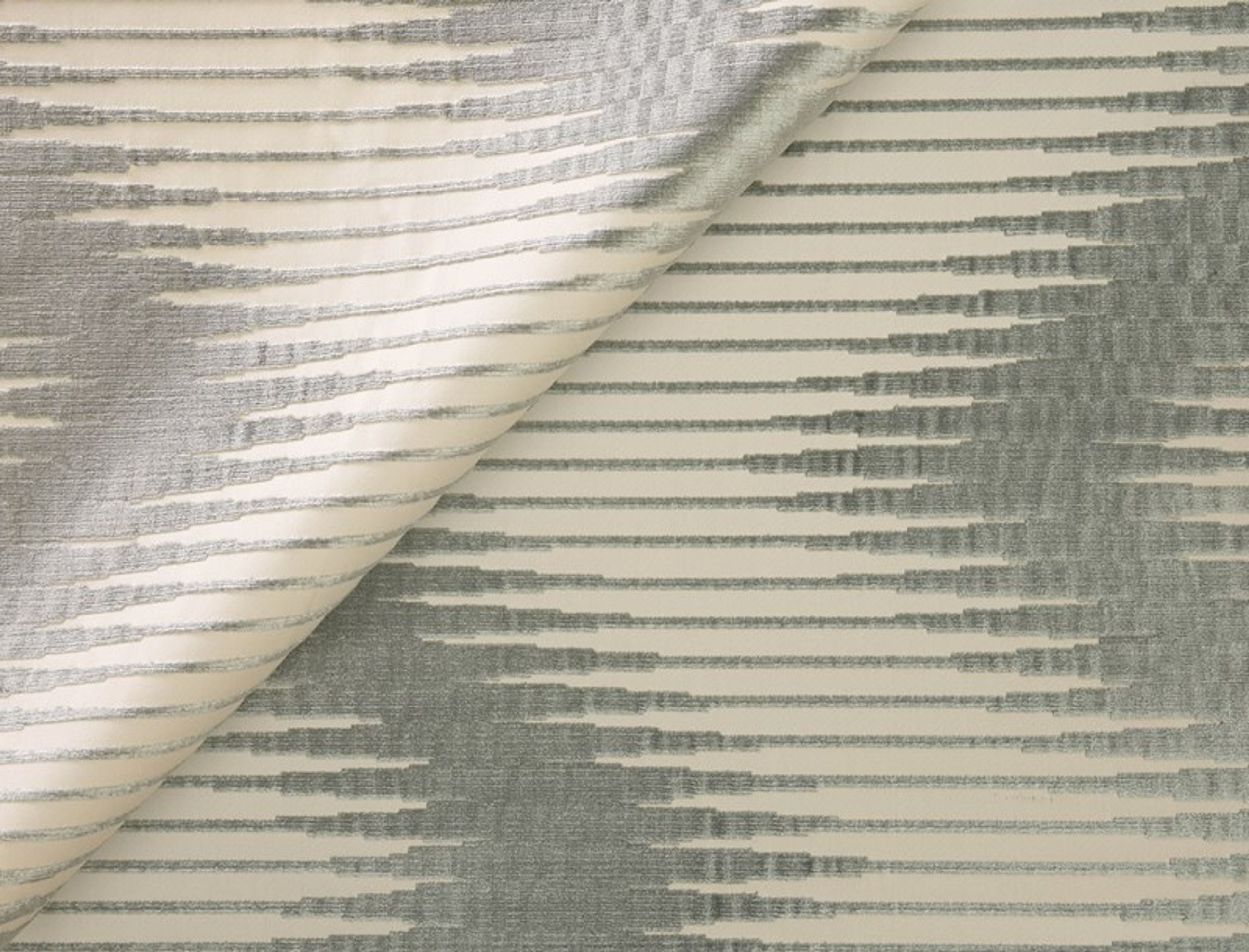 Jim Thompson Bargello Steel Teal Fabric JT013601003