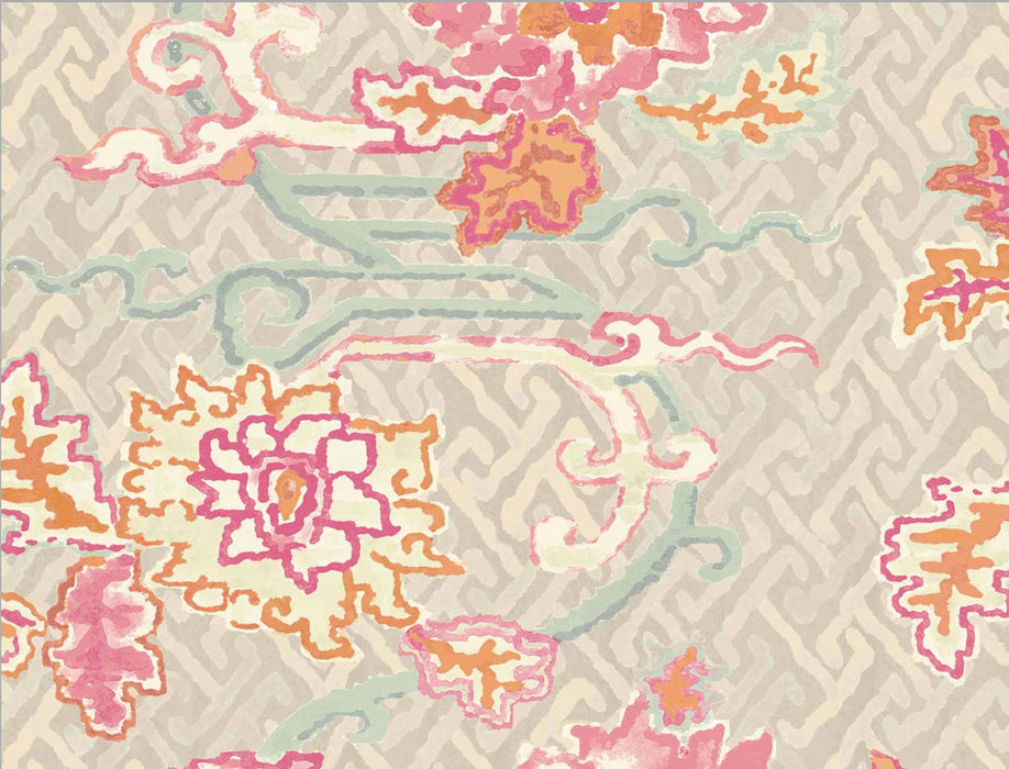 No.9 Thompson Paradise Vine  Blush Wallpaper Sample N9021037001