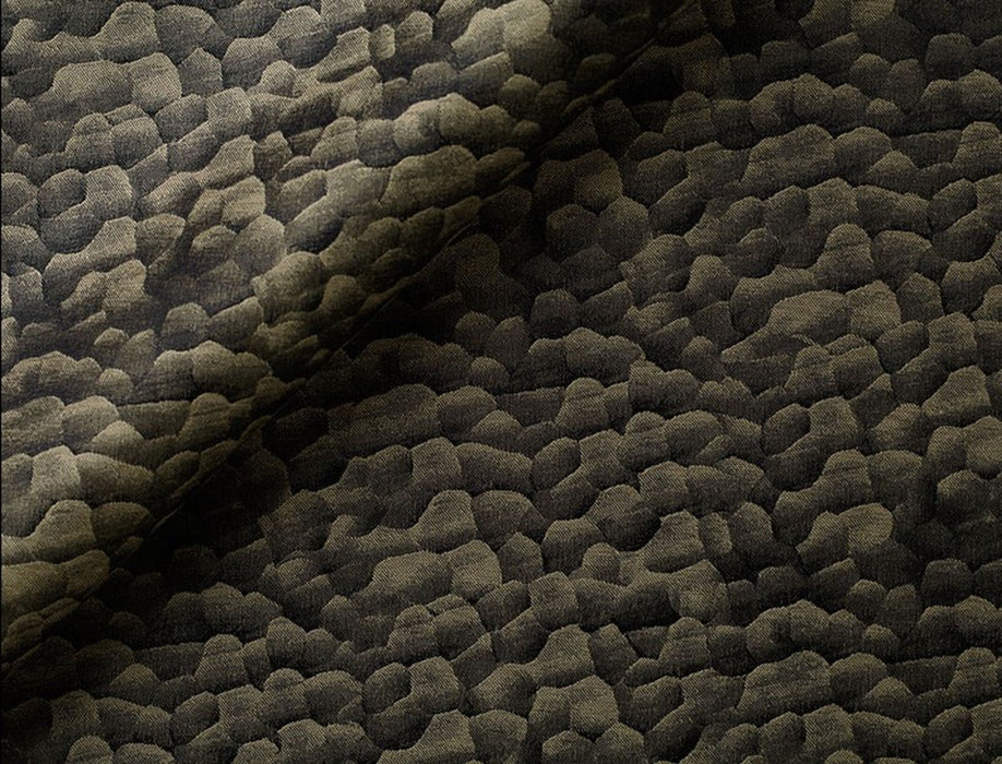 Jim Thompson Metallic Shell Slate Black Fabric JT013474007